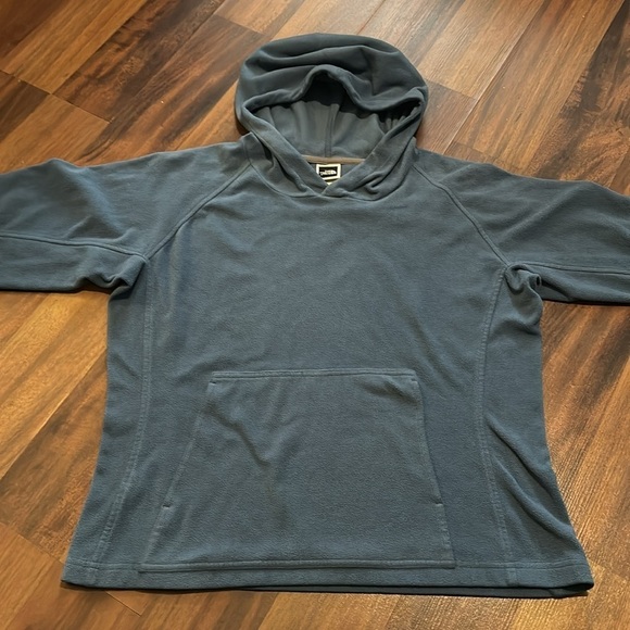 The North Face Women’s Fleece Hoodie Size Medium-Gray Blue Color- Preowned - Picture 2 of 11